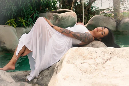 KATALINA_HOT_TS elegant dress for you... white or black? Foto 5