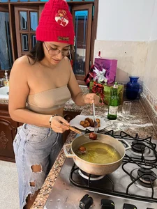 melissacute50 Preparing Christmas dinner Bilde 6