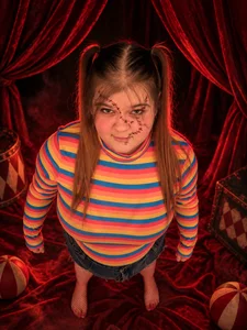 Mia_Ray Chucky came over to play 🎃 Pic 6