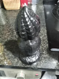 Xauencaliente: Dildo dragón negro enorme en espiral 16 ancho y 20 largo, no cabe entero dentro mi culito prieto ( 4 фото)