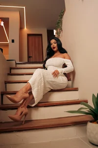 Iara_Smith1 white dress Foto