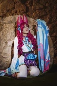 Jin-harrison AHRI COSPLAY  3টি ছবি