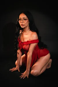 agartha_velvet Sexy red lingerie Εικόνα 5