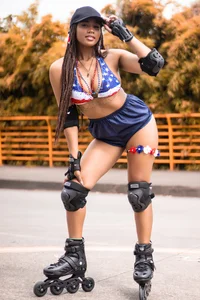 AgataRinaldi 4 de july, sexy on the street  8টি ছবি