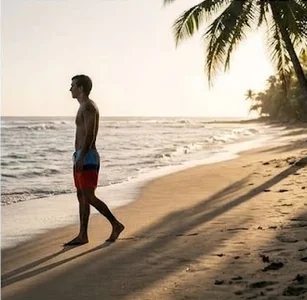 Beachman01 Homem da praia รูป 