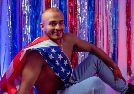 magnusclark With the flag wandering and my attitude to the limit !!!!! July 4 !!!! Foto 9