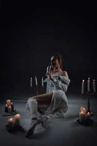 Anny_Blossom Would you invite me to a candlelit dinner? Hình 6