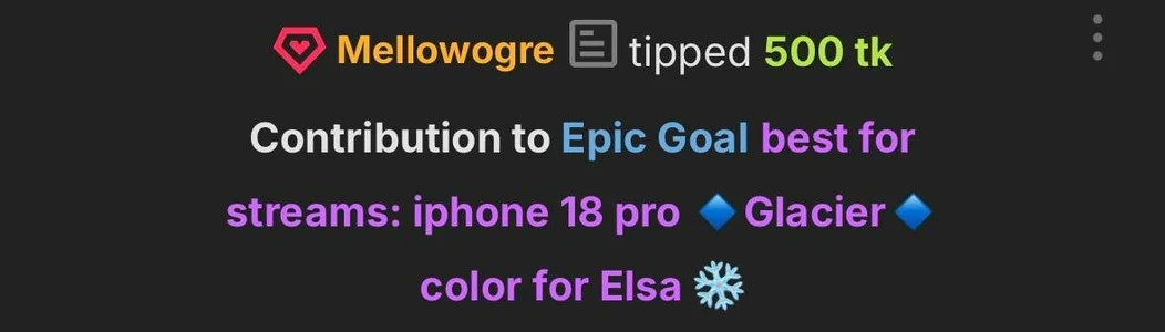 elsawhere 🤍THANK YOU🤍 epic goal: iphone 18 pro 🔹Glacier🔹 color for Elsa ❄ Pic 2