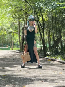 AlissaPeachx Vacation trip - Mai shiranui poses Pic