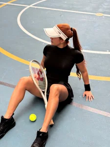 Amber_Martins_ we played for a while☺️🏸 Foto 3