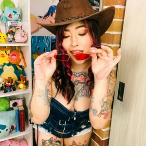 meda_kawaii_ Yeehaw daddies! 🤠💦 Your kawaii Poké-Waifu Meda naughty cowgirl today! Bigass ride + squirt anal 🔥 Foto 2
