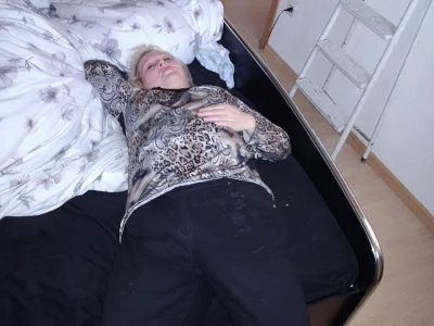 Blasflittchen getrocknete Spermaspuren Billede 5