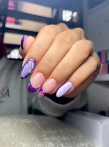ximena_vasquez9 Purple nails, my favorite color💅💜 Pic 2