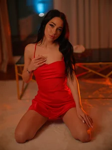 MiaVelvety Red Outfit & Restless Mood ❤️😈 Pic 8
