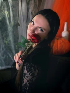 lidel1_ Halloween with Morticia Addams🌹 Pic 4