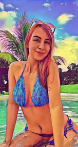 angel_girl0610 I like to enjoy the scenery and takeaway photos in beautiful bikinis Pic 5