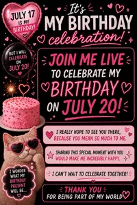 Miamontoya Let's celebrate my birthday on July 20 until the end of the month, I would love for you to be part o  2. fénykép