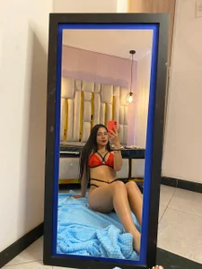 Lia_14_ Do you like my red lingerie? ♥ Pic 5