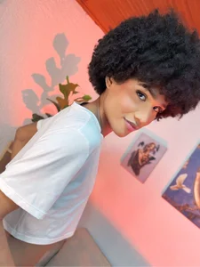 NaomiSaenz_ CUTE FACE ♥ Coquette sexy sweet femboy lovely ebony hair curly thin skinny trans fem pov seflie skin slika