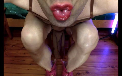 HandsomeAlfie In a transparent dress and nylon tights, in sexy lingerie💃👙👄 Pic 2