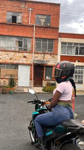 CrystalBrooke3x My motorcycle and me💙💙💚💕 . fénykép