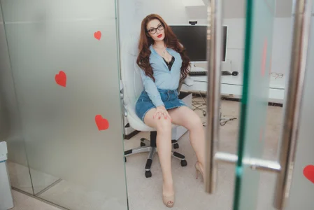 anyarosses Sexy at office Pic 3