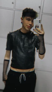 Angel_Damiian Crop top Boy Billede 2