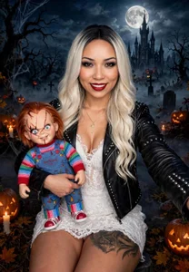 Aiuny_Queens this is halloween do you dare to enter Gambar 3