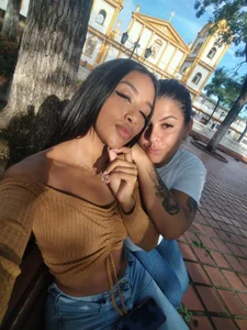 SunnyLovefg with my hot friend 🔥 Pic