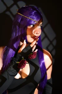 ari_kitsune Raven 🥵💦🙈💜 Foto 3