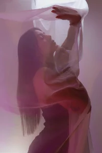 AllyJensen 💗 Veiled in Pink 💗 Pic 4