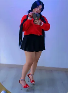 MeganStar__ explore your fantasies in red passion Pic