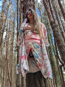 julietta___jackson Shibari time in the forest Foto