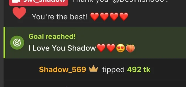 swt_shadow SHADOW KING 👑👑 Thank you so much for loving me 😘😍🥰😘👑❤️🎁🎁 . fénykép