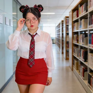 Dulce_meow schoolgirl Hình 4