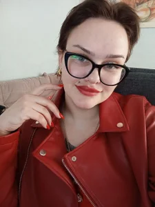 KamillaJei red leather jacket 圖片 4