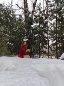 Winter photo shoot in the forest🎄#winter#forest#snow de Miss_Elsa_ Foto 8