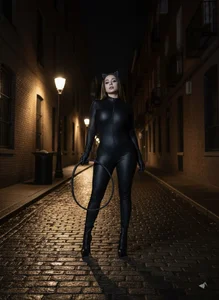 Your cat goes out to hunt at night🐈‍⬛ de sticksex_candy  4 photos