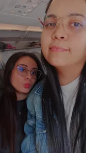 naughtylesbians__ Starting our vacation 🛩️🍸😎 Foto 3