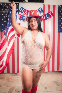 Amber_Herrera Session July 4, 2026 ❤️🤍💙 Billede 2