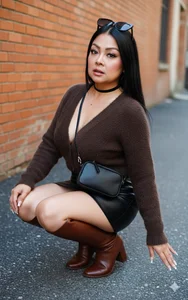 Mia_Rousse69 kiss Gambar