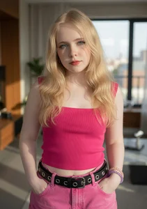 IrmgardCheli pink outfit Foto