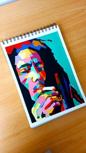 color_beat17 Bob Marley Portrait Pic 2