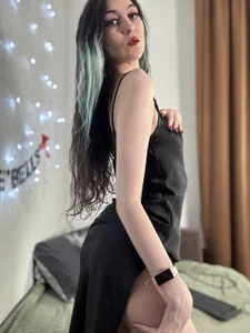 AfinaSweet Black Dress 👗 사진 3