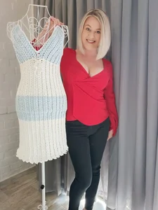 Vintasia Crochet Dress Pic 3