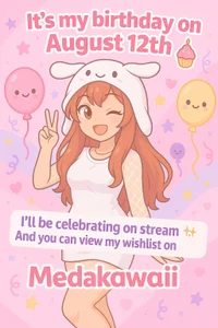 meda_kawaii_ https://www.amazon.com/hz/wishlist/ls/1RS3KGV1ZG7SZ?ref_=wl_share Pic