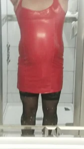 bigwurn: vinyl dress ( фото)