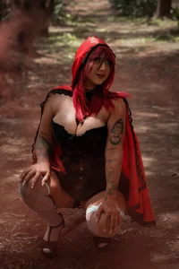 ashlyrey-1's Little Red Riding Hood is ready for a hot adventure 🔥🎃😈 Sex Photo 3