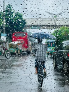 Your-Zeshi *_"Rain kisses the earth softly 🌧️ Just like your care kisses my heart ❤️"_* Pic 2