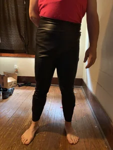 scottgunning2 pleather pants รูป  3